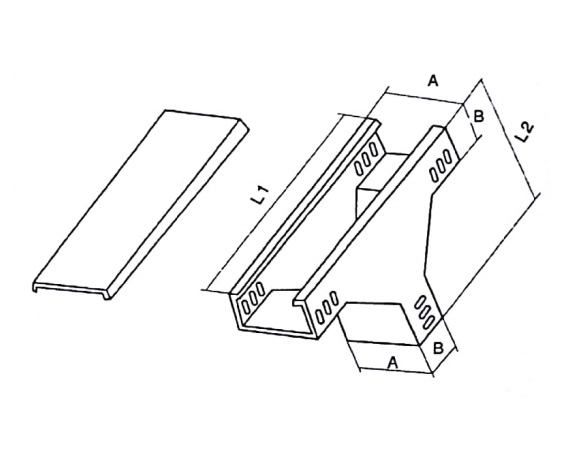上垂直等径三通