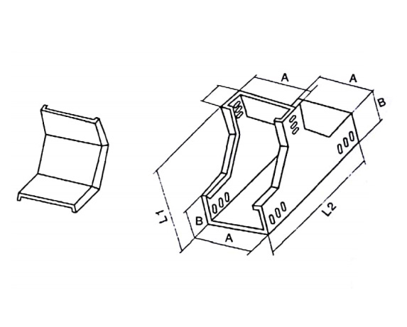 下垂直等径三通