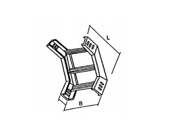 梯级式垂直凹弯通
